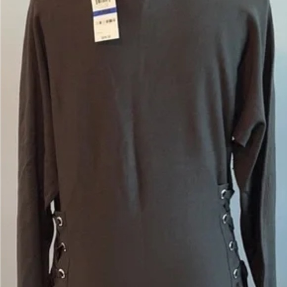 I-N-C lace up pullover sweater. - Picture 5 of 6